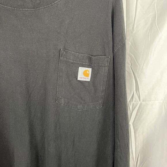 Carhartt T Shirt Men XL Loose Fit Long Sleeve - Picture 2 of 4